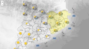 La previsió per aquesta tarda