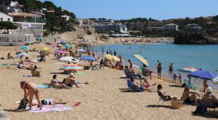 La Fosca de Palamós presentava avui aquest aspecte