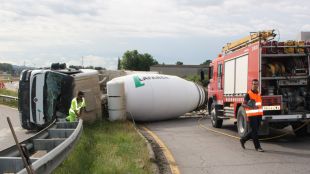 formigonera, bolcada, accident