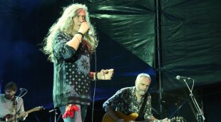 Gerard Quintana i Josep Thió durant el concert d'aquest divendres
