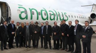 vol inaugural, àndalus, maó, menorca, aeroport, girona