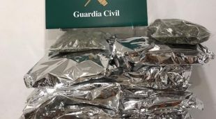 Les bosses de marihuana intervingudes per la Guàrdia Civil