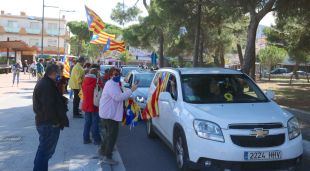 Alguns dels participants a l'arribada a Argelers