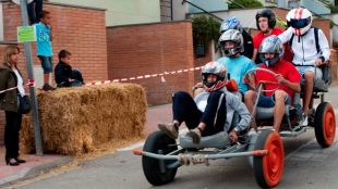 cassà, accident, carretons