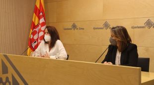 Marta Madrenas i Núria Pi, aquest matí
