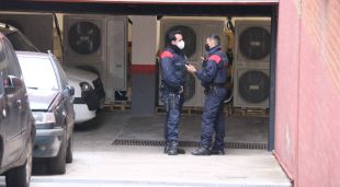 Pla general d'una de les entrades a Barcelona