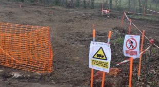 La zona on s'aixecarà la nova depuradora de Maçanet de Cabrenys