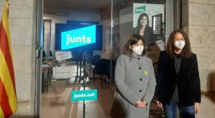 Gemma Geis i Marta Madrenas el 14 de febrer de 2021