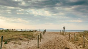 Imatge de la platja de la Rubina (arxiu)