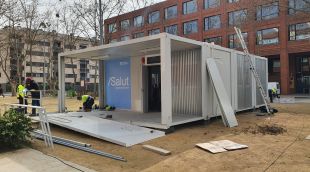El mòdul instal·lat a Banyoles (Pla de l'Estany)