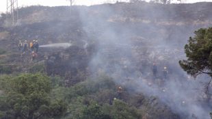 Efectius terrestres seguien remullant la zona aquest matí © M. Estarriola