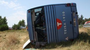 cassà, autocar, TEISA, accident