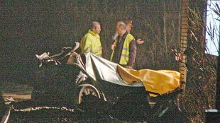 accident, tren, vehicle, cotxe, Blanes, xoc