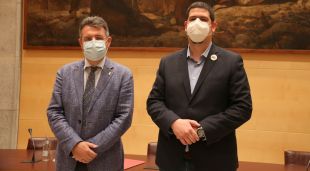 Miquel Noguer i Pau Presas, president i vicepresident de la Diputació de Girona
