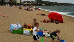 platja, d'aro, turistes