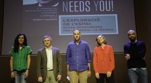 D'esquerra a dreta Mònica Roca, Carlos F Sopuerta, Sheddad Kaid-Salah Ferron, Àngels Yécora, Guillem Anglada