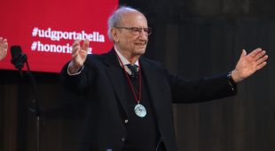 El cineasta i polític Pere Portabella celebra la seva investidura com a doctor honoris causa