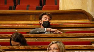 El diputat de Vox Alberto Tarradas al ple del Parlament (arxiu)
