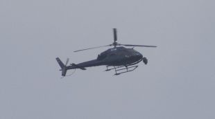 L'helicòpter que ha sobrevolat aquesta tarda Girona