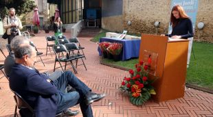 Una jove ucraïnesa que fa anys que viu a Palafrugell ha obert la Lectura continuada de Josep Pla