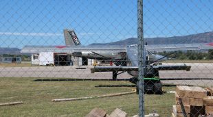 Una avioneta a l'aeròdrom d'Empuriabrava