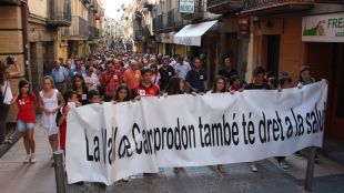 manifestació, camprodon, CAP