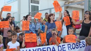 protesta, vayreda, ceip, roses, 2011