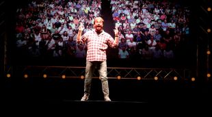 Quim Masferrer el passat cap de setmana durant el Festival Salat