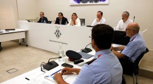 La junta local de seguretat que s'ha fet aquest divendres a l'Ajuntament de Figueres i que ha presidit el conseller d'Interior