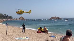 El passat 13 d'agost un altre banyista es va indisposar la platja de Tossa