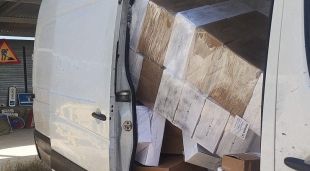 La furgoneta robada amb el material sostret a l'AP-7
