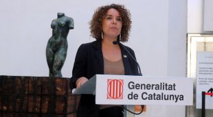 La delegada del Govern, Laia Cañigueral, durant la presentació dels Premis Generalitat Girona