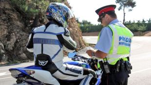 control, policia, mossos, motoristes, moto