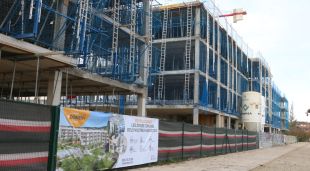 Els tres edificis que s'estan aixecant a Domeny de Girona