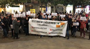 Un instant de la concentració