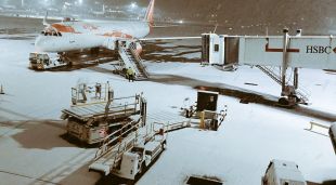 La pista de l'Aeroport de Gatwick, aquest matí