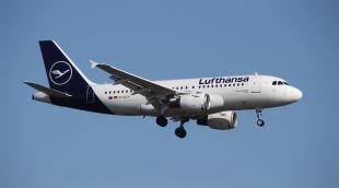 Un Airbus A319 de la companyia Lufthansa