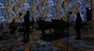 Un moment de l’assaig del concert immersiu ‘Dalí – La màquina de pensar’