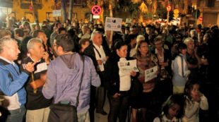 manifestació, lloret, tancament, cap