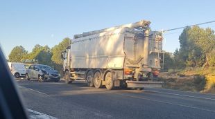 Un dels vehicles implicats en l'accident