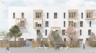 Projecció dels habitatges assequibles que es construiran al Pla de Dalt de Domeny