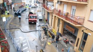 edifici, descalçat, pluja, blanes