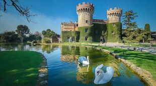 El castell de Peralada, que la setmana vinent acollirà l'edició del 2023 de l'Arts Festivals Summit