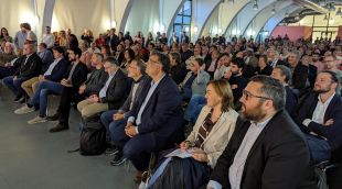 Un moment d'un acte del PSC de Girona a la Coma Cros de Salt