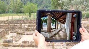 Vista del jaciment de Vilauba en 3D