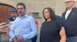 El cap de llista d'Activem Olot, Jordi rubio, aquesta tarda