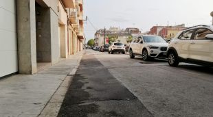 Carrer Nàpols de Palamós que serà objecte de la reforma