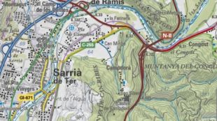 mapa, sarrià, campdorà