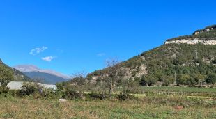 Al fons, la zona on es vol fer la pedrera a Campdevànol