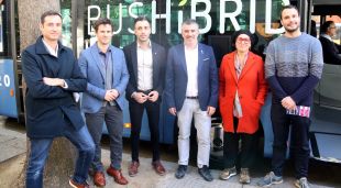 Oriol Martori, Jordi Viñas, Isaac Ramió, Cristina Andreu i Sergi Albrich, aquest matí